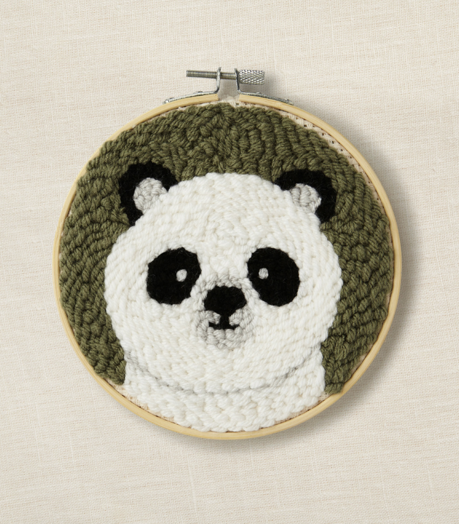 Kit Punch Needle Panda