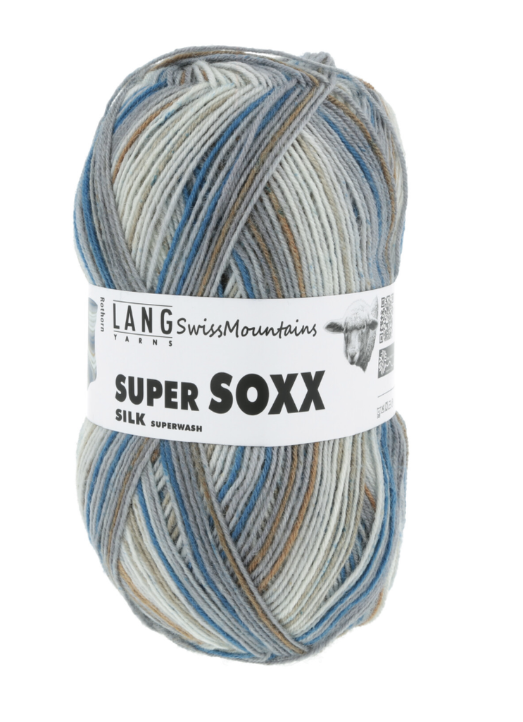 Super Soxx silk color Swiss Mountains 411