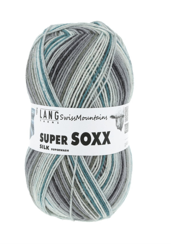 Super Soxx silk color Swiss Mountains 412