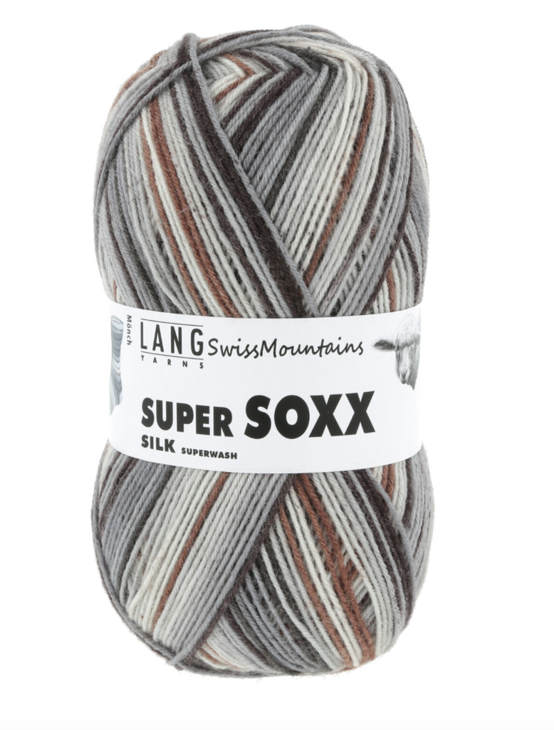 Super Soxx silk color Swiss Mountains 407 