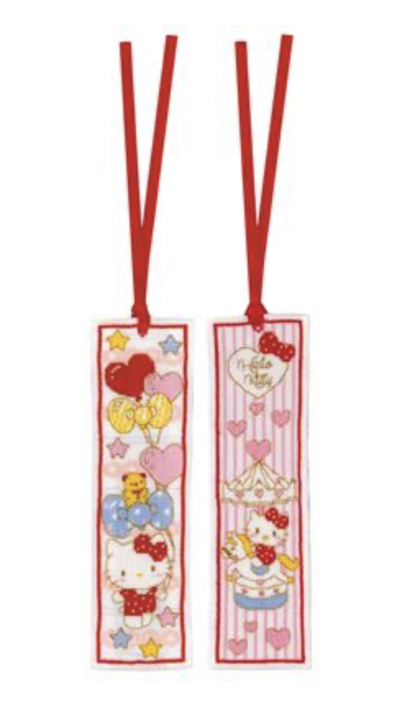 Bladwijzer kit Hello Kitty Doodle Heart set van 2