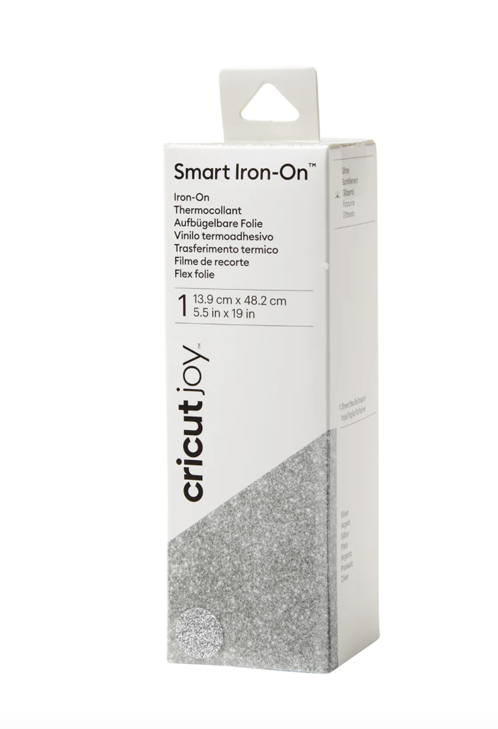 Joy Smart Iron-On Glitter Zilver