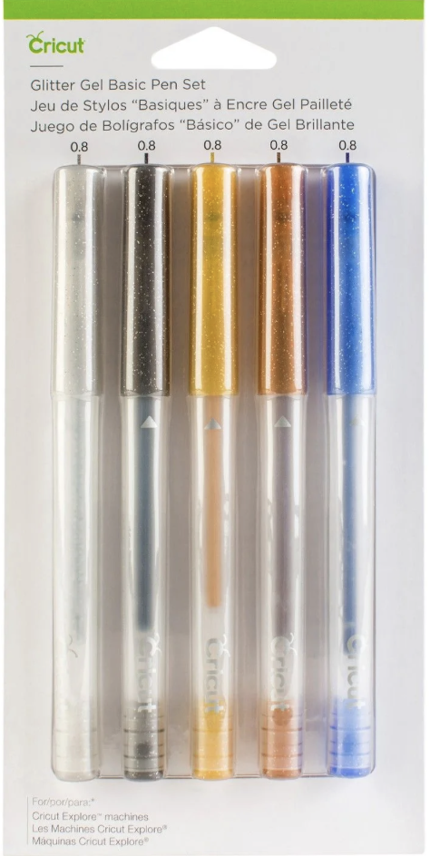 Explore & Maker glitter gel pen set 5pcs