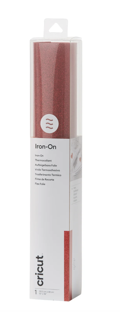 Glitter Iron-On Rood