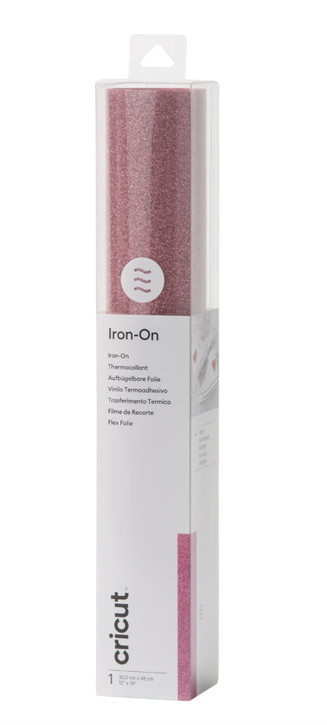 Glitter Iron-On Roze