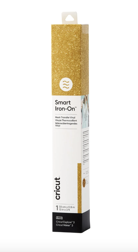 Smart Iron-On 33x91cm Glitter Goud