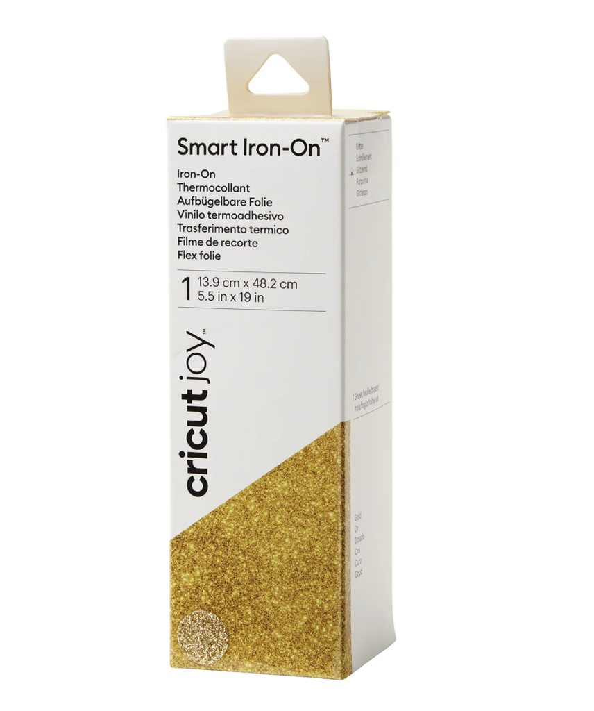 Joy Smart Iron-On Glitter Goud