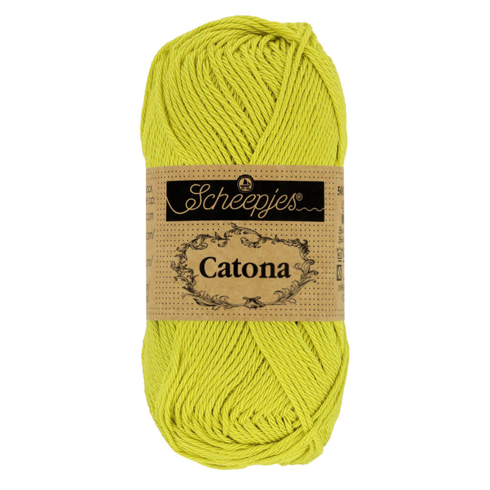 Scheepjes Catona 50g - 245 Green Yellow