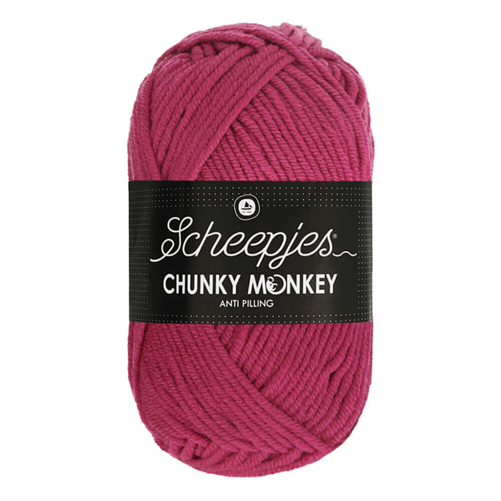 Scheepjes Chunky Monkey 100g - 1827 Deep Fuchsia