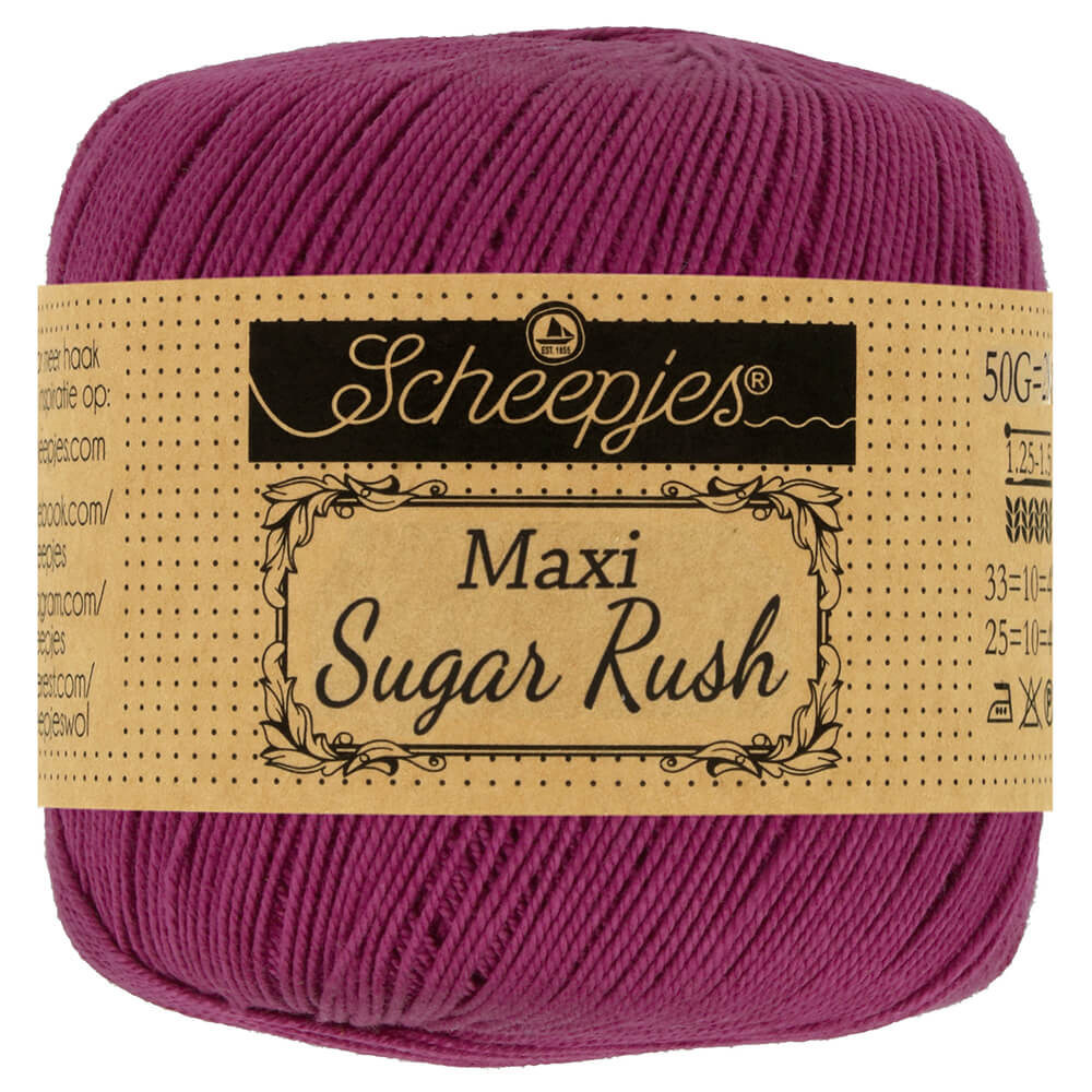 Scheepjes Maxi Sugar Rush 50g - 128 Tyrian Purple