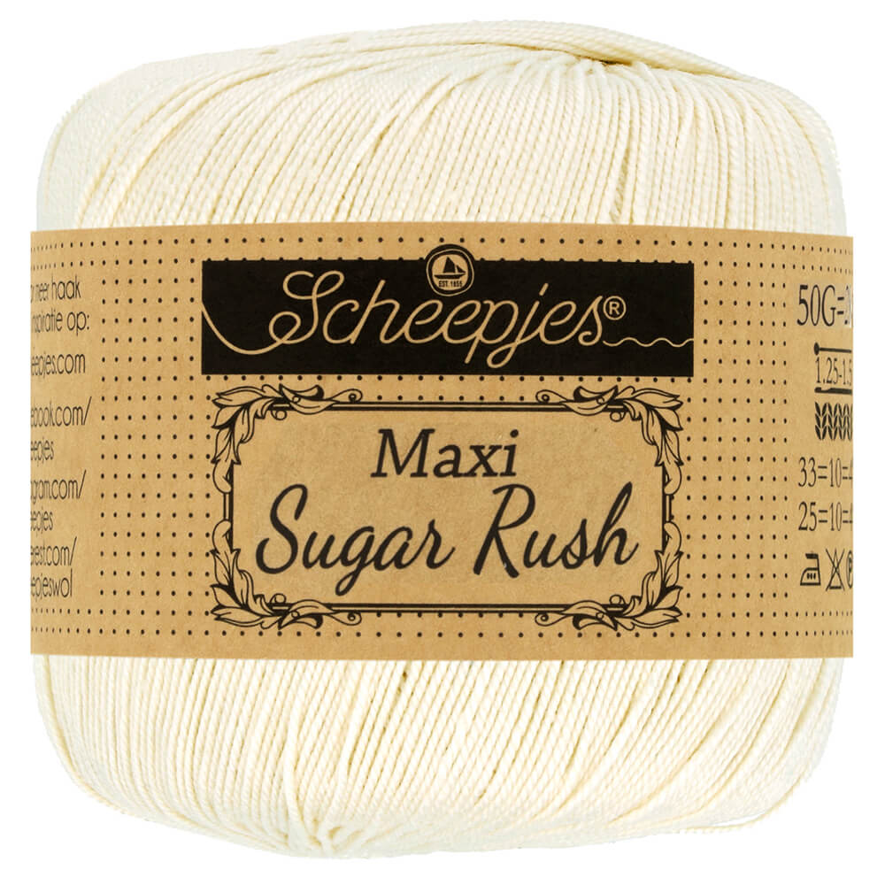 Scheepjes Maxi Sugar Rush 50g - 130 Old Lace