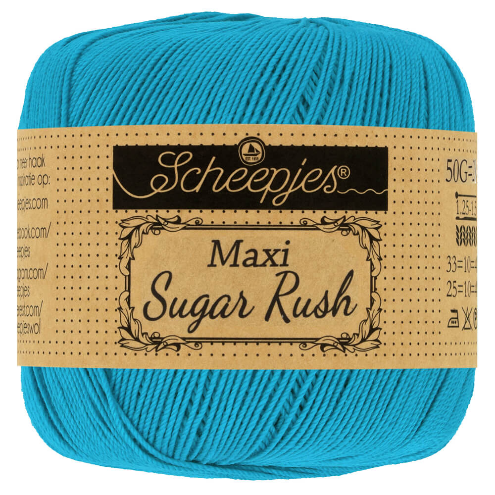 Scheepjes Maxi Sugar Rush 50g - 146 Vivid Blue