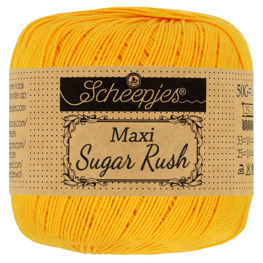 Scheepjes Maxi Sugar Rush 50g - 208 Yellow Gold