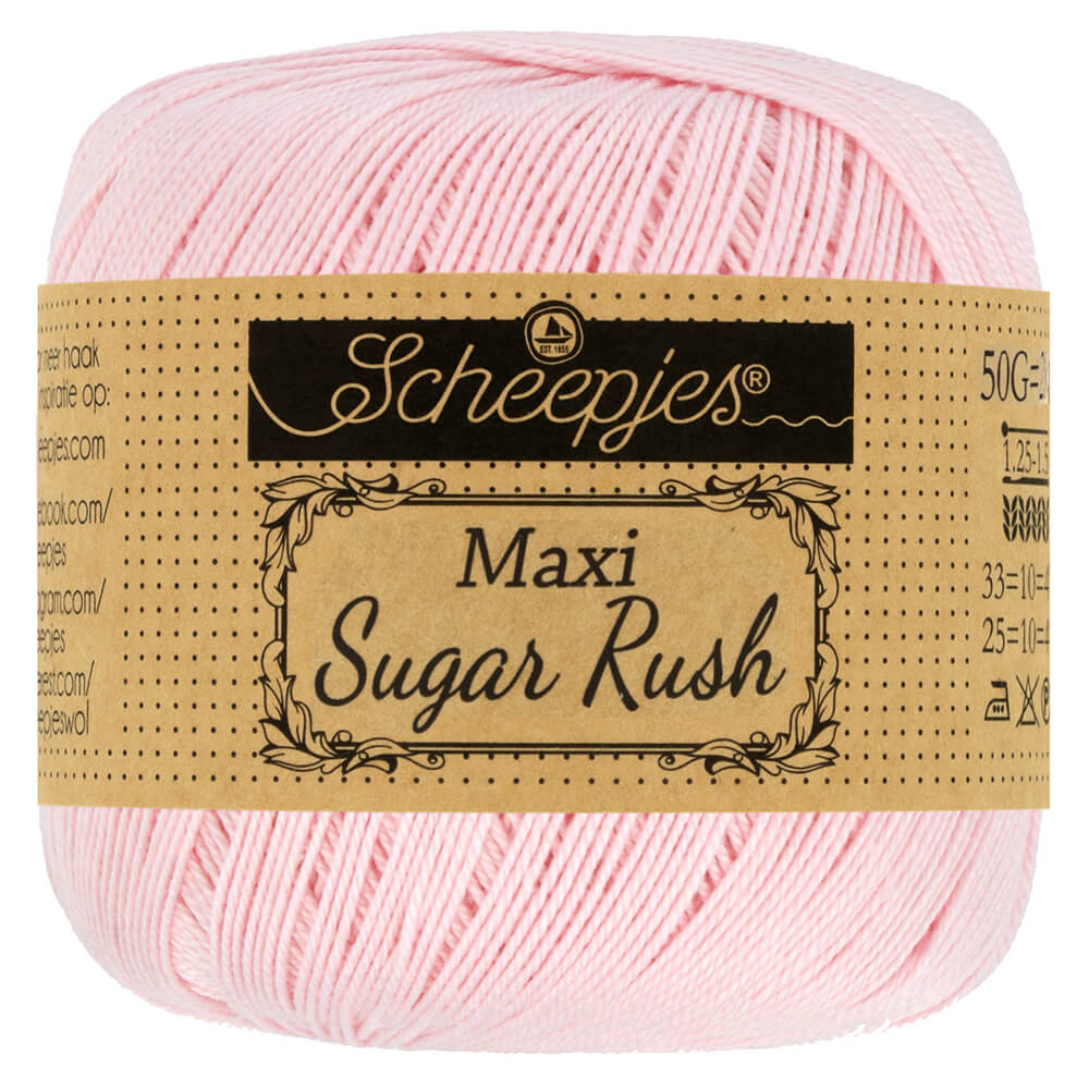 Scheepjes Maxi Sugar Rush 50g - 238 Powder Pink