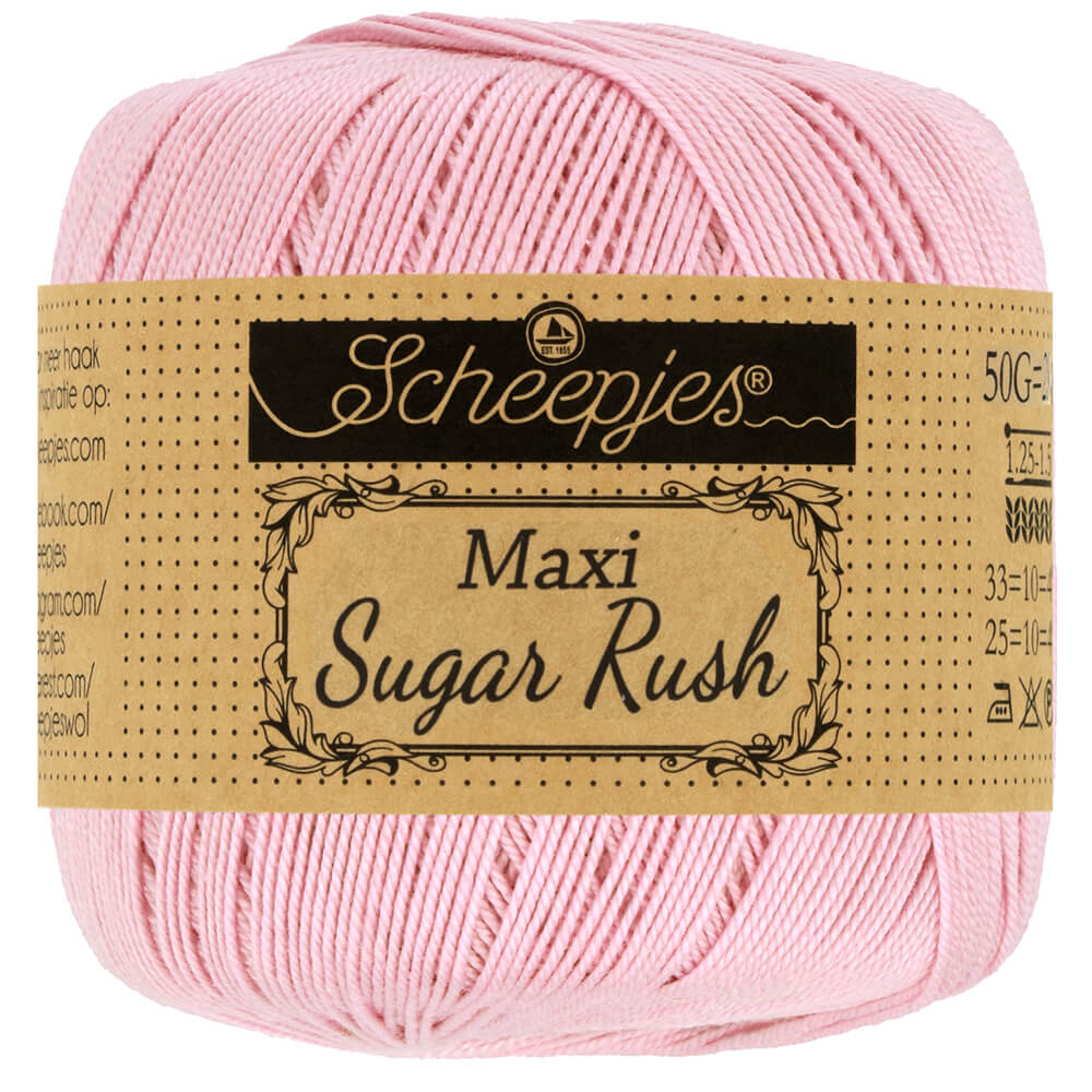 Scheepjes Maxi Sugar Rush 50g - 246 Icy Pink