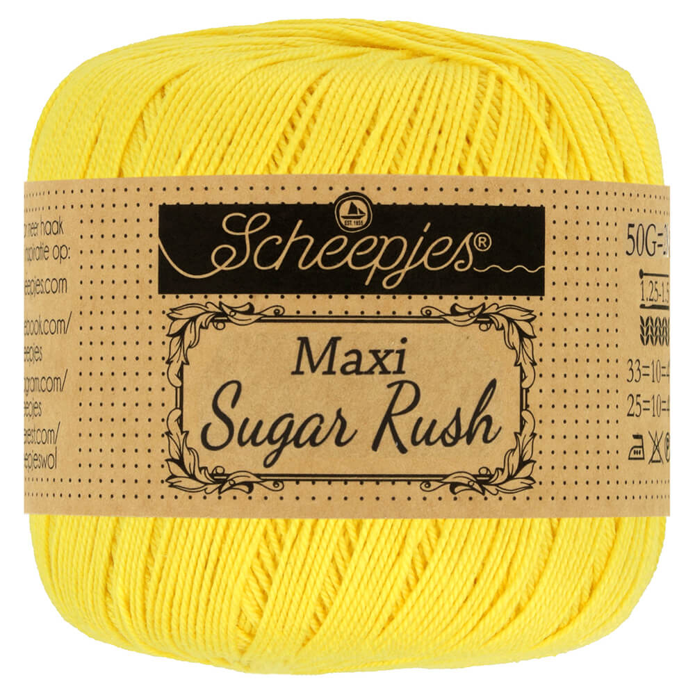 Scheepjes Maxi Sugar Rush 50g - 280 Lemon