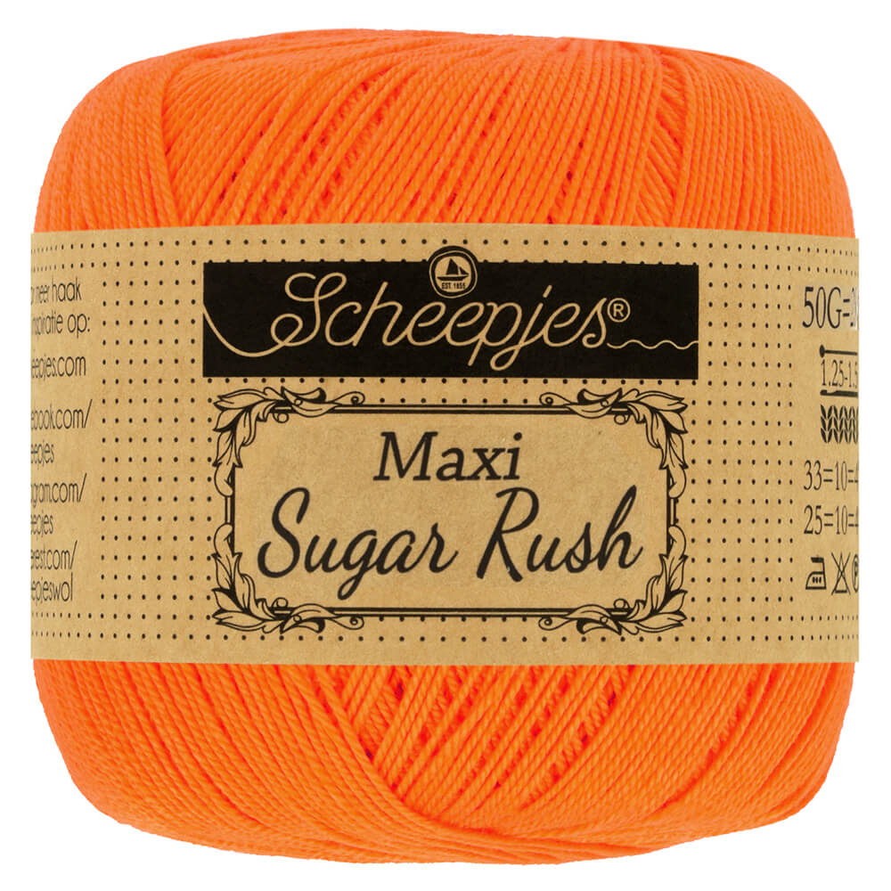 Scheepjes Maxi Sugar Rush 50g - 281 Tangerine