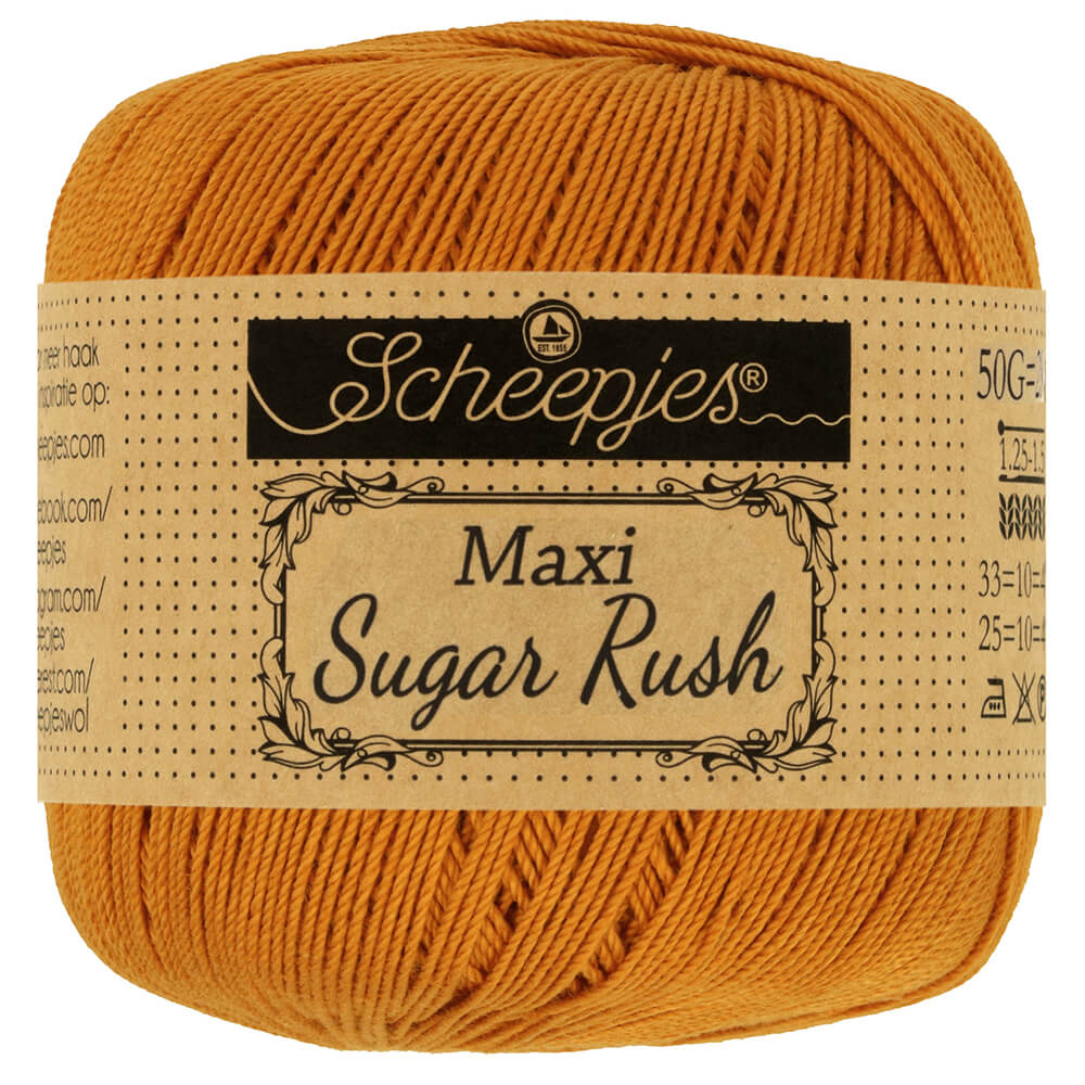 Scheepjes Maxi Sugar Rush 50g - 383 Ginger Gold