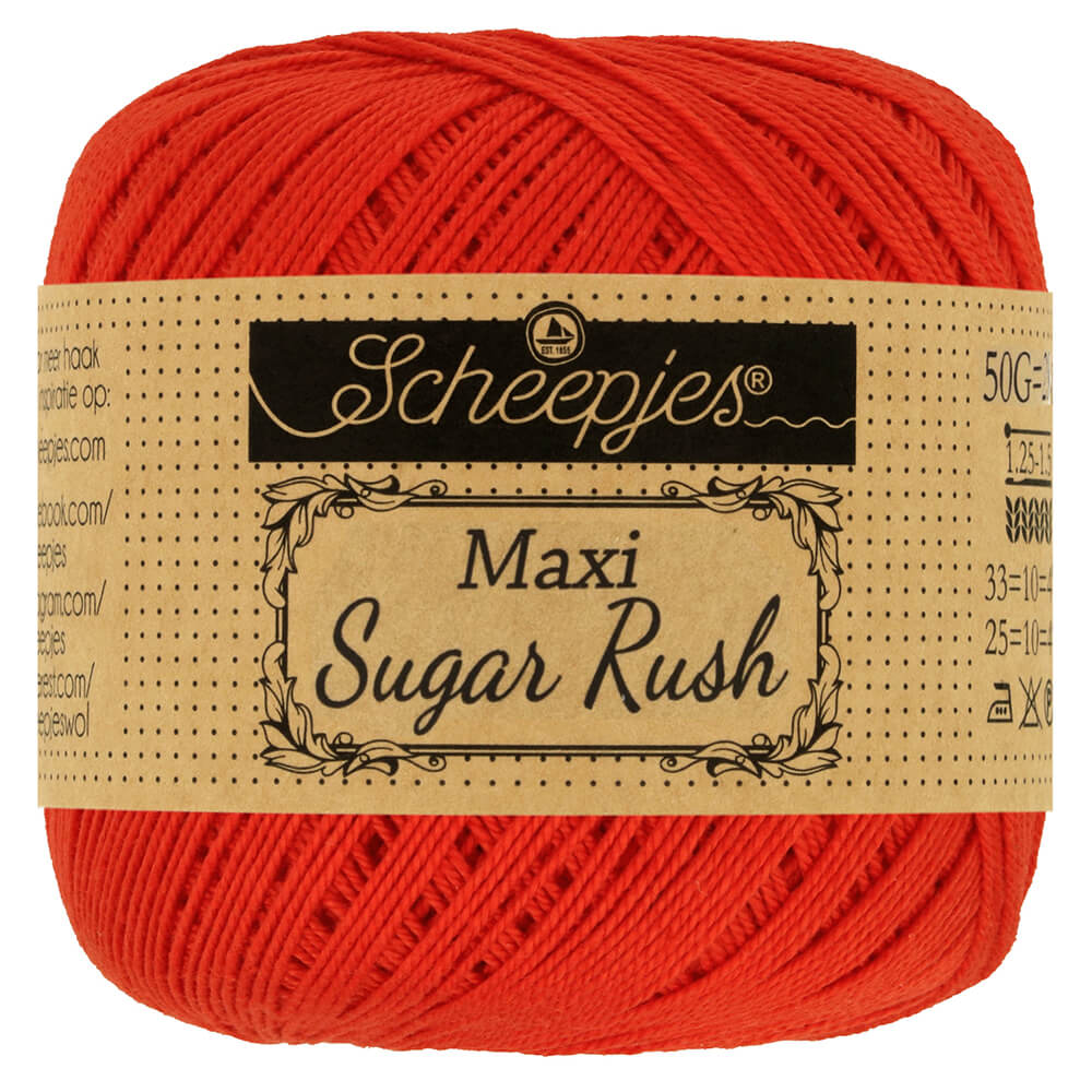 Scheepjes Maxi Sugar Rush 50g - 390 Poppy Rose