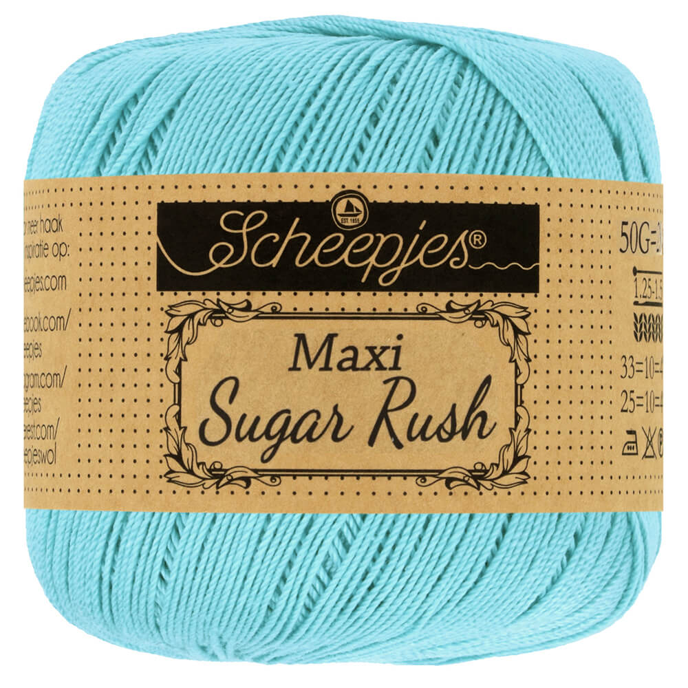 Scheepjes Maxi Sugar Rush 50g - 397 Cyan