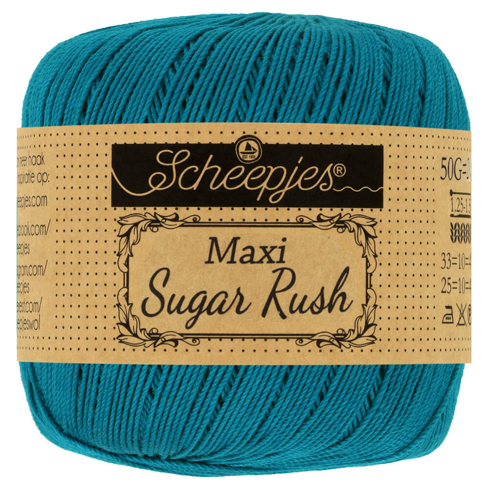 Scheepjes Maxi Sugar Rush 50g - 400 Petron Blue