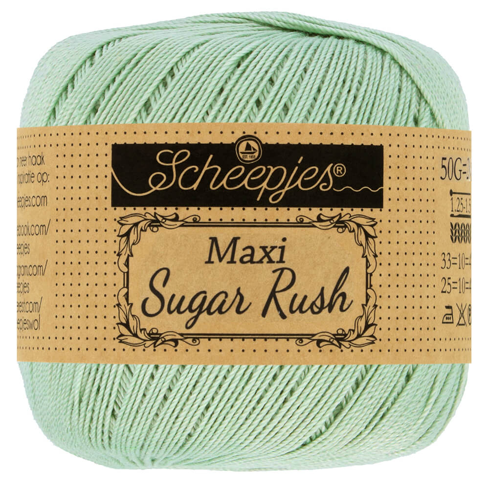 Scheepjes Maxi Sugar Rush 50g - 402 Silver Green