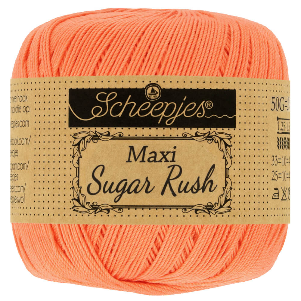 Scheepjes Maxi Sugar Rush 50g - 410 Rich Coral