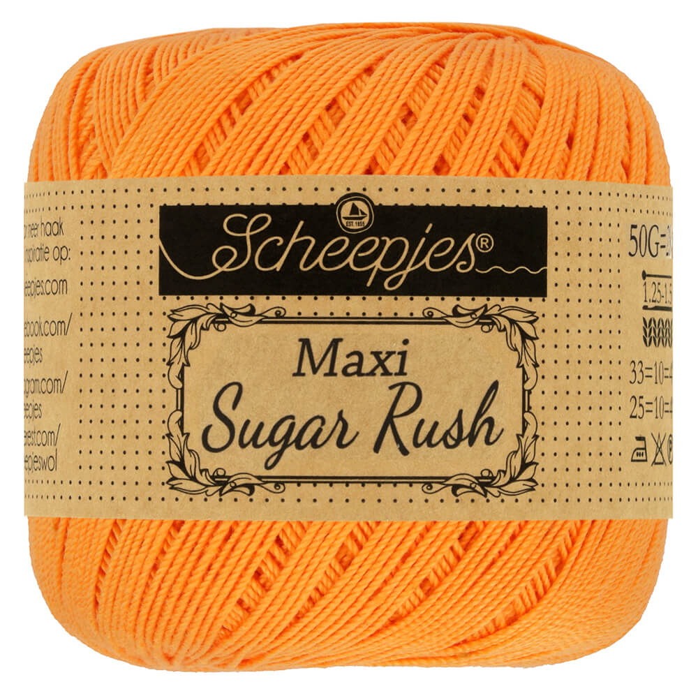 Scheepjes Maxi Sugar Rush 50g - 411 Sweet Orange