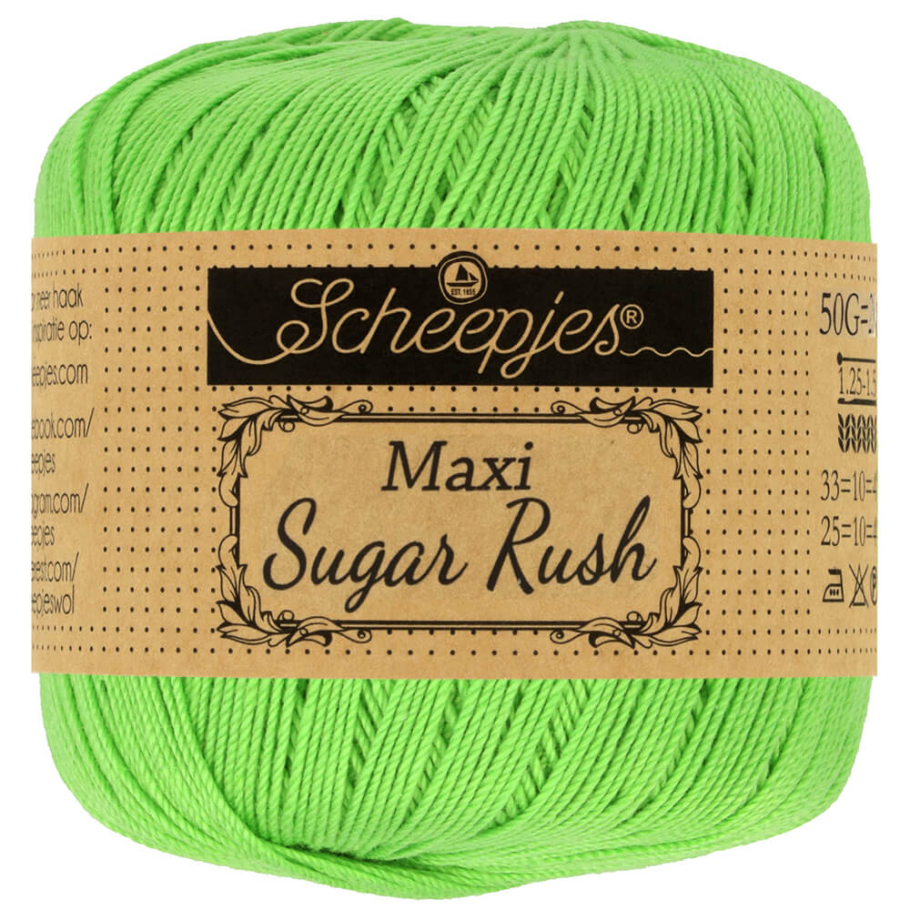 Scheepjes Maxi Sugar Rush 50g - 513 Spring Green