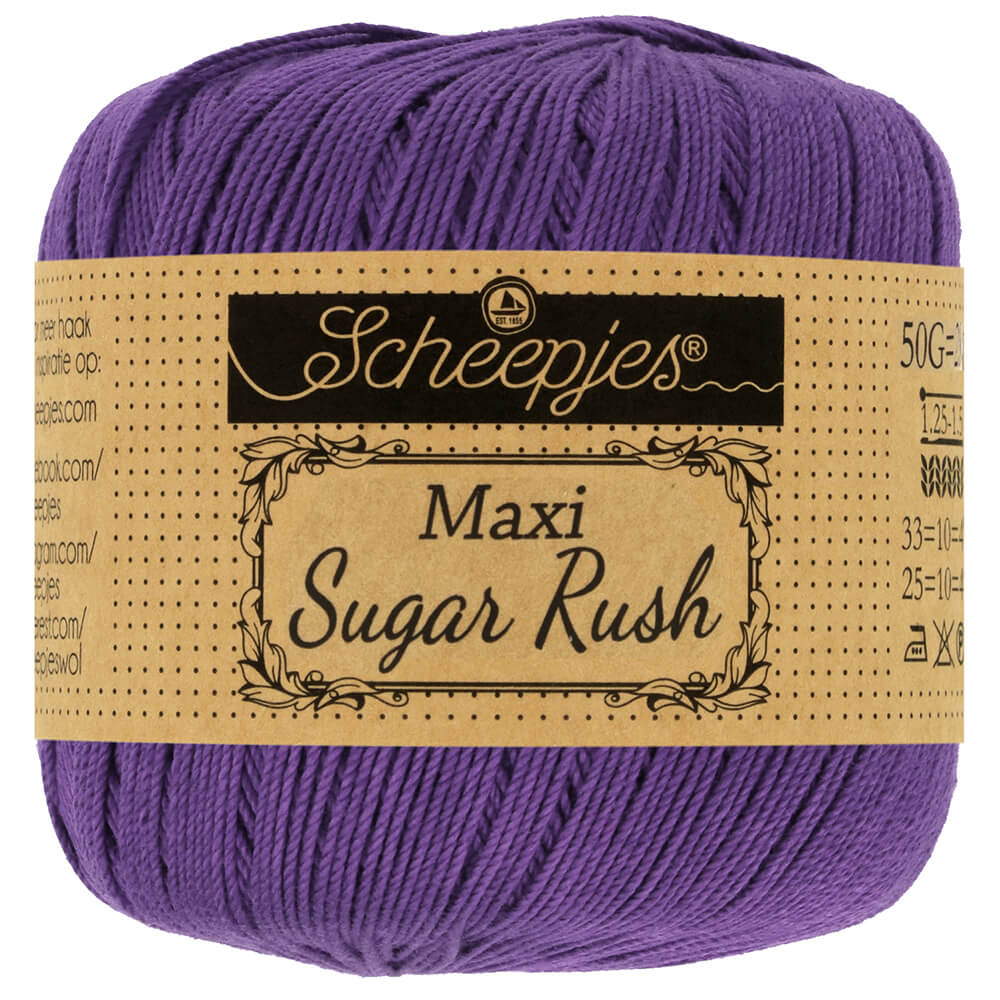 Scheepjes Maxi Sugar Rush 50g - 521 Deep Violet