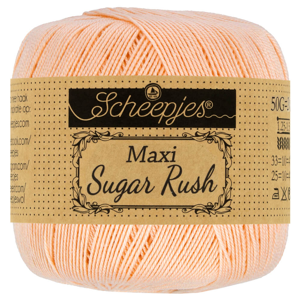 Scheepjes Maxi Sugar Rush 50g - 523 Pale Peach