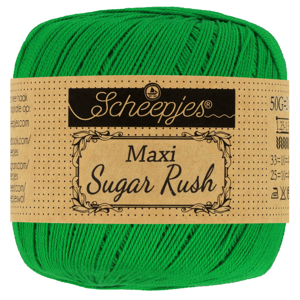 Scheepjes Maxi Sugar Rush 50g - 606 Grass Green