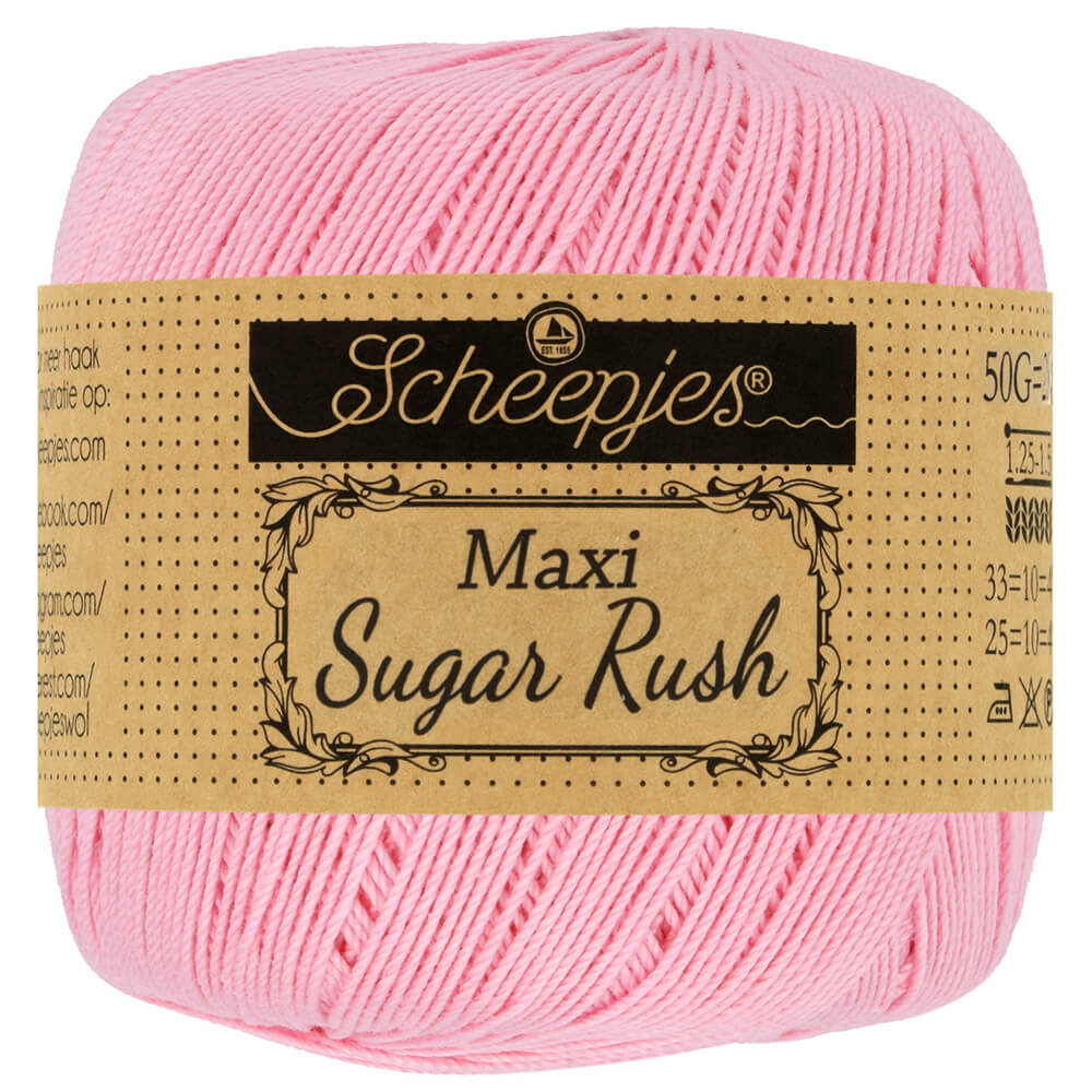 Scheepjes Maxi Sugar Rush 50g - 749 Pink