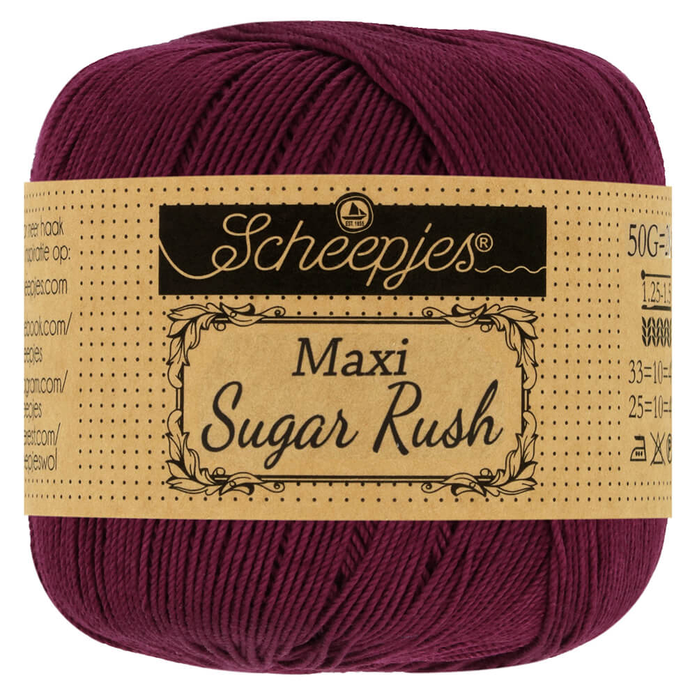 Scheepjes Maxi Sugar Rush 50g - 750 Bordeau