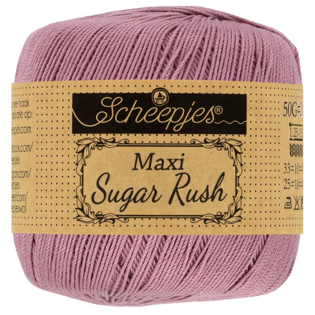 Scheepjes Maxi Sugar Rush 50g - 776 Antique Rose