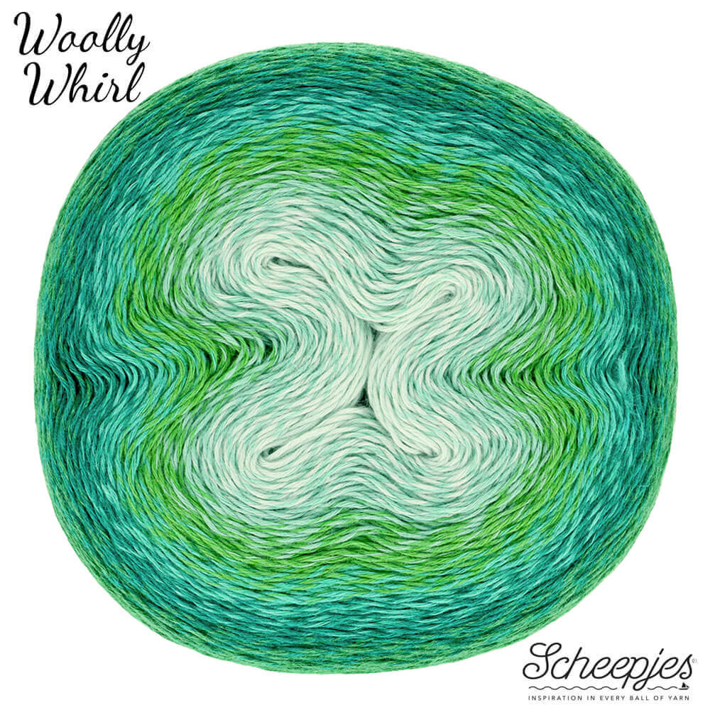 Scheepjes Woolly Whirl 1000m - 475 Melting Mint Centre