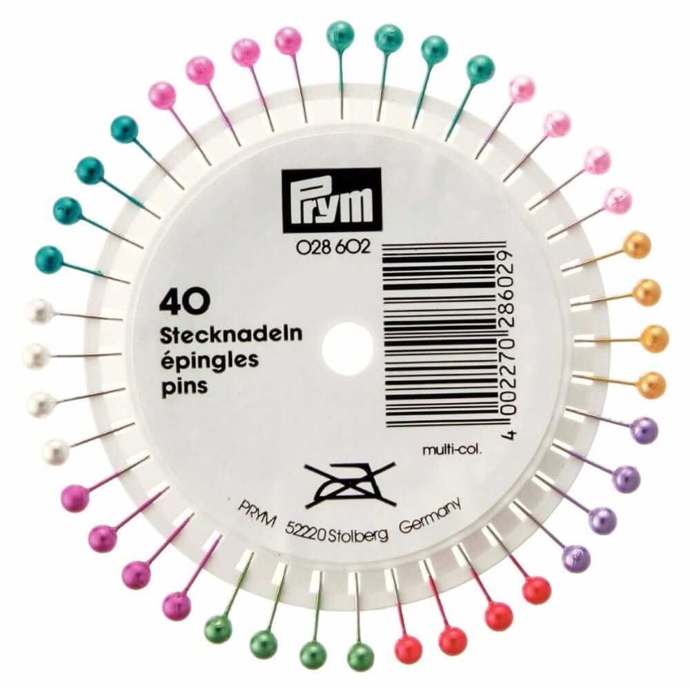 Prym Parelkopspelden staal assortiment 0.58x40mm - 10x40st