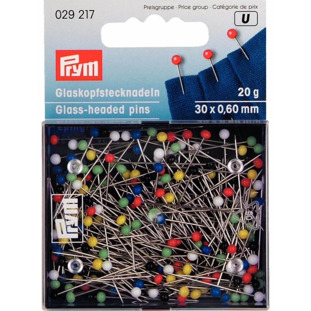 Prym Glaskopspelden 0.60x30mm zilver 