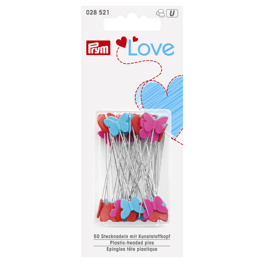 Prym Love kopspelden plastic 0.60x50mm zilver - 50st