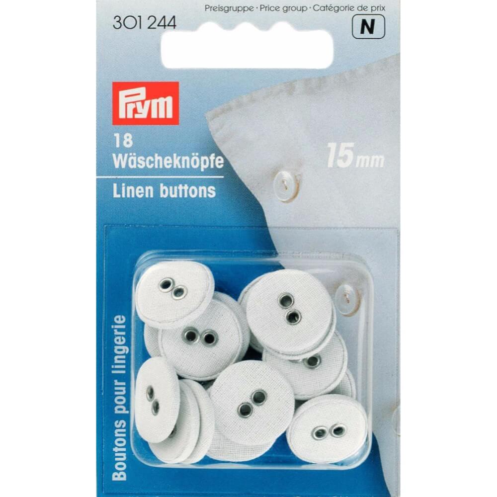 Prym Linnen knopen 15mm - 18st