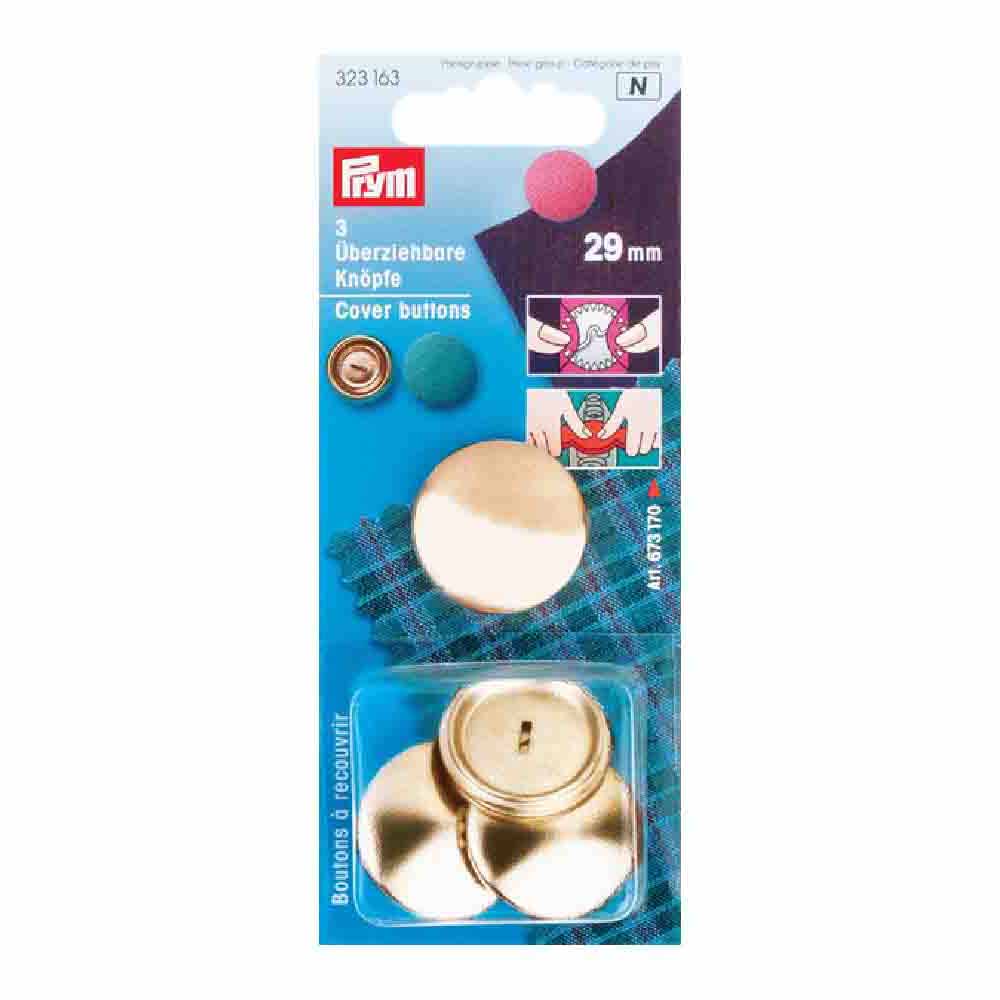 Prym Stofknopen zonder matrijs 29mm goud - 