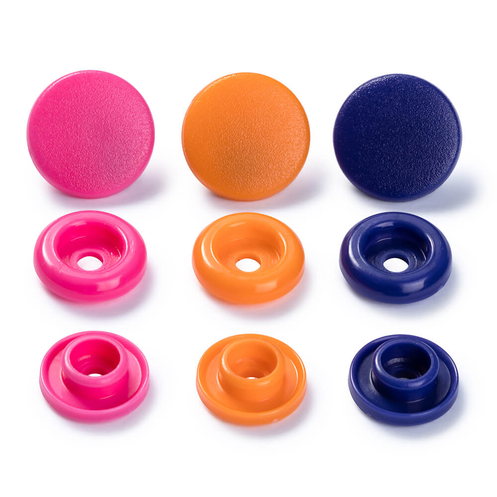 Prym Love drukknopen 12,4mm oranje-roze - 3x30st