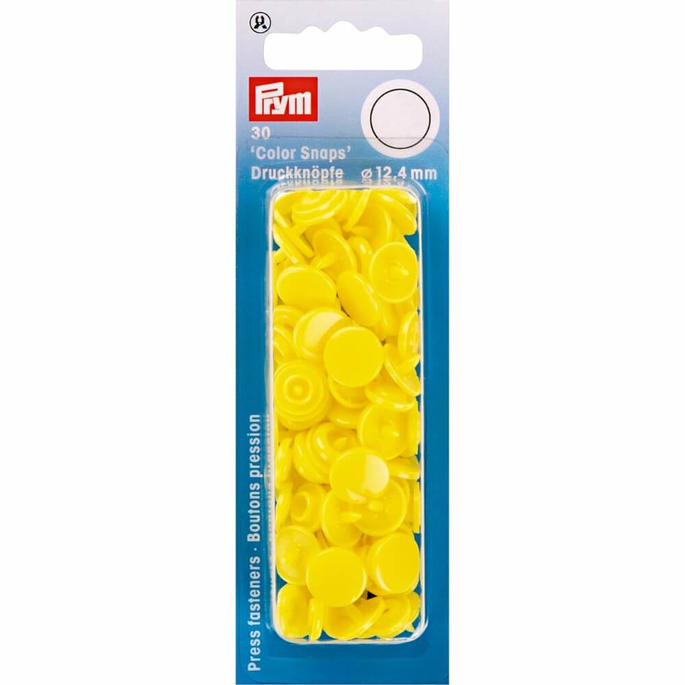 Prym Drukknopen 12,4mm lichtgeel - 30st