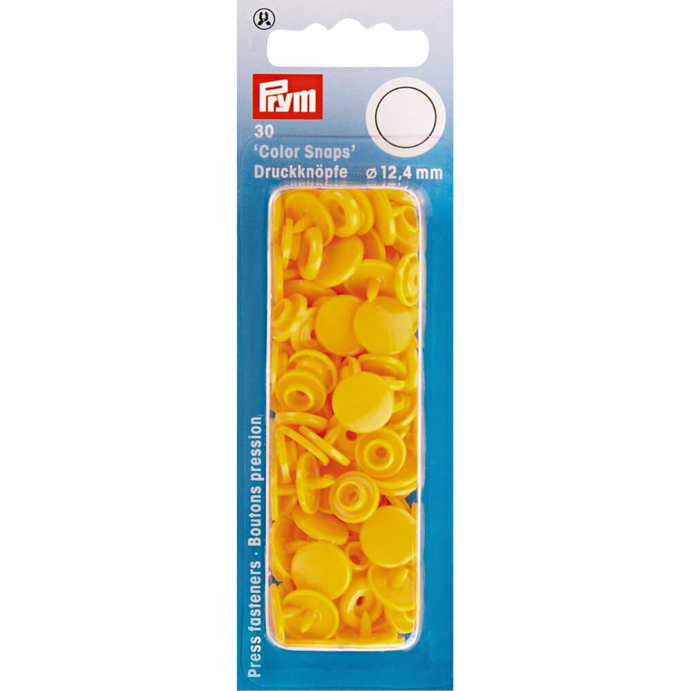 Prym Drukknopen 12,4mm geel - 30st