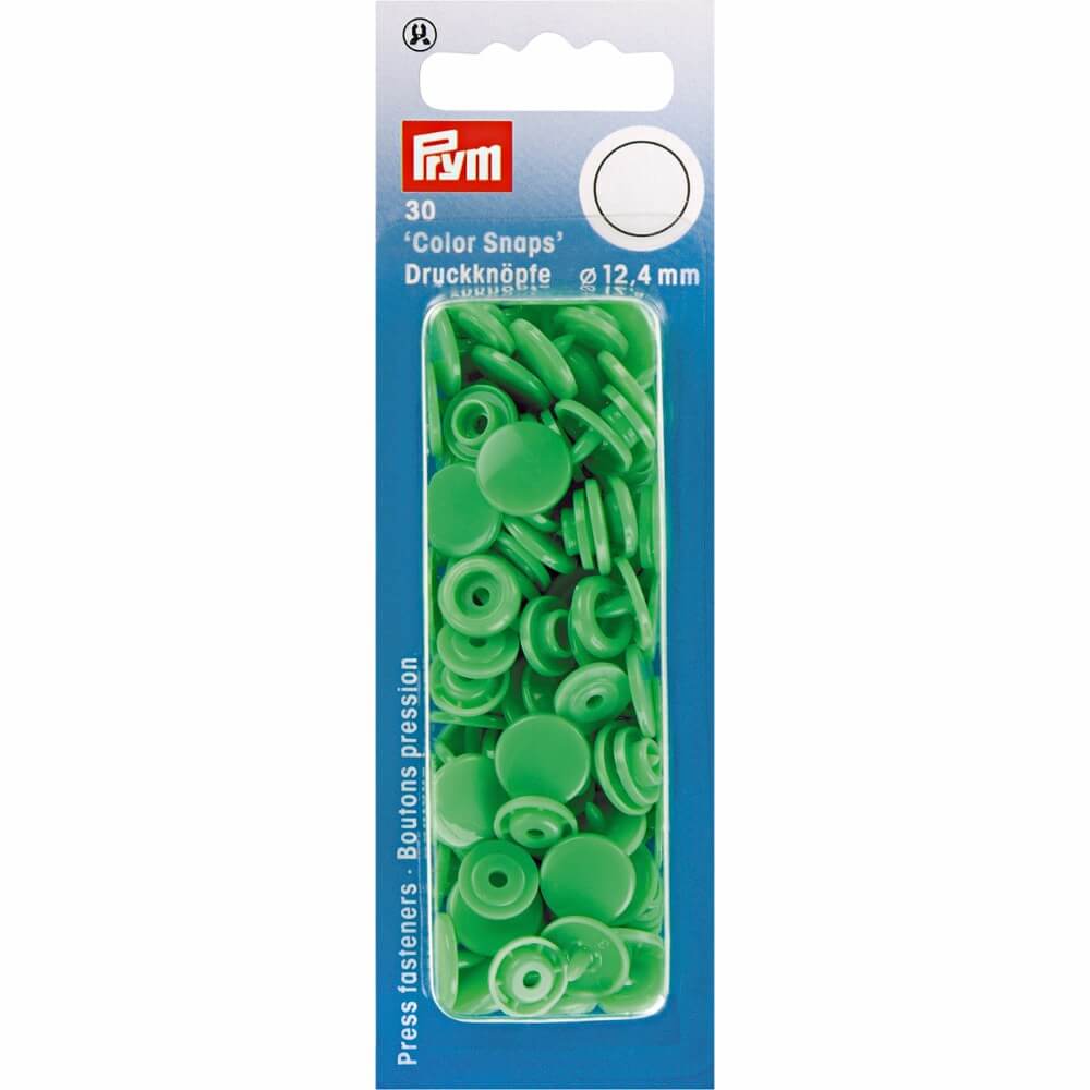 Prym Drukknopen 12,4mm lichtgroen - 30st