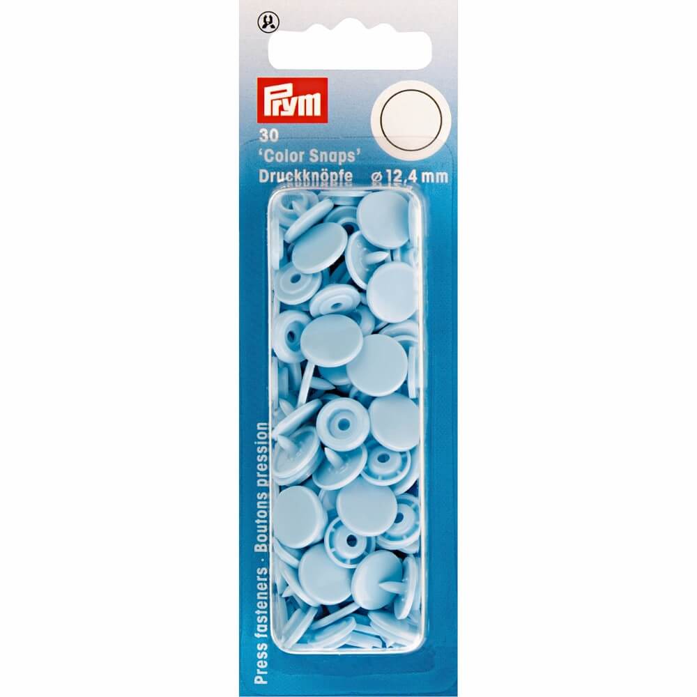 Prym Drukknopen 12,4mm lichtblauw - 30st