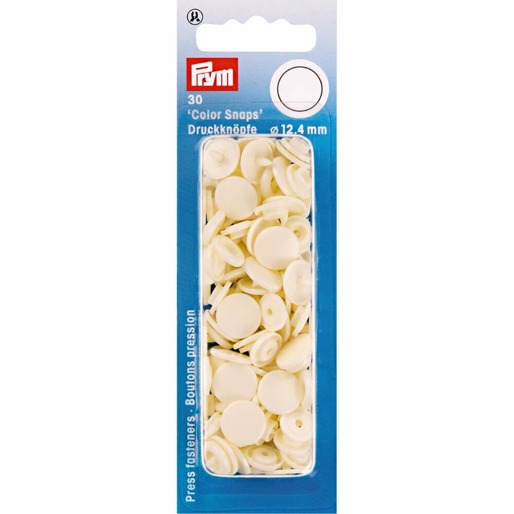 Prym Drukknopen 12,4mm parel - 30st