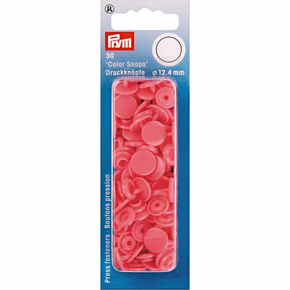 Prym Drukknopen 12,4mm framboos - 30st