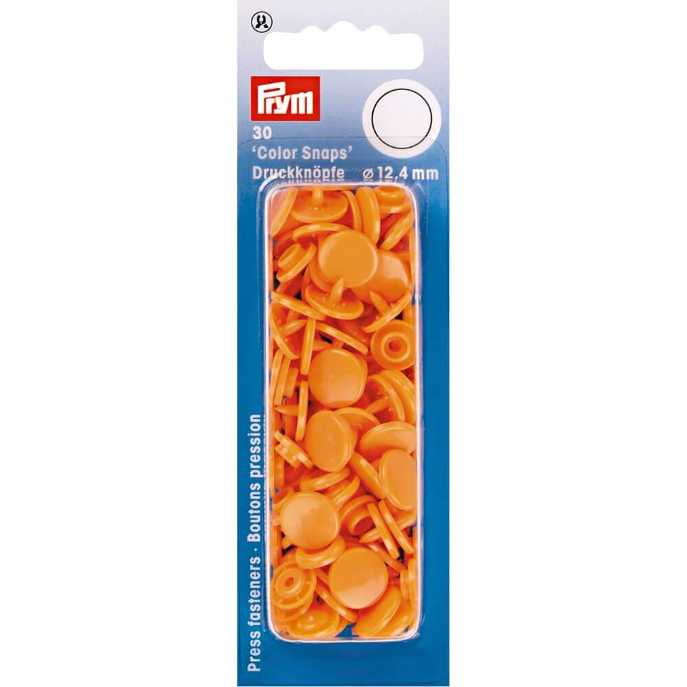 Prym Drukknopen 12,4mm oranje - 30st