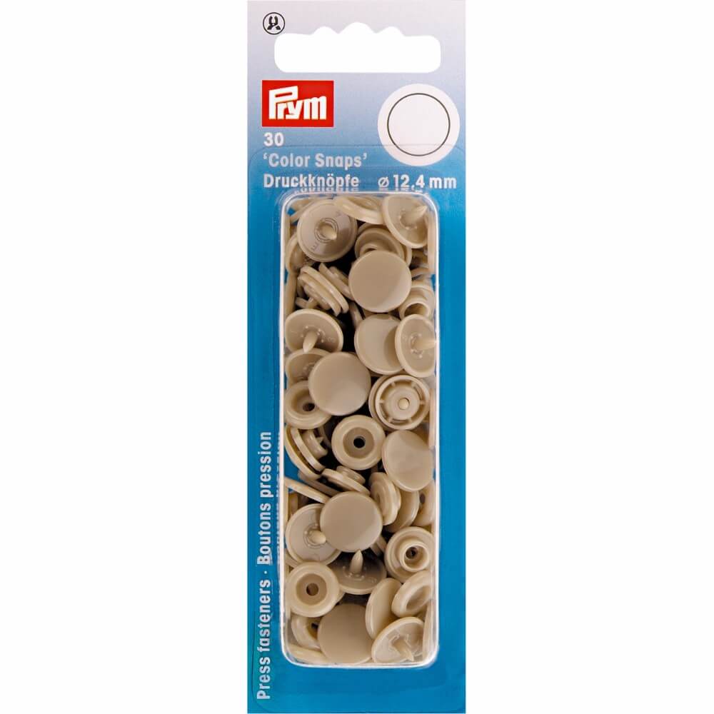 Prym Drukknopen 12,4mm champagne - 30st